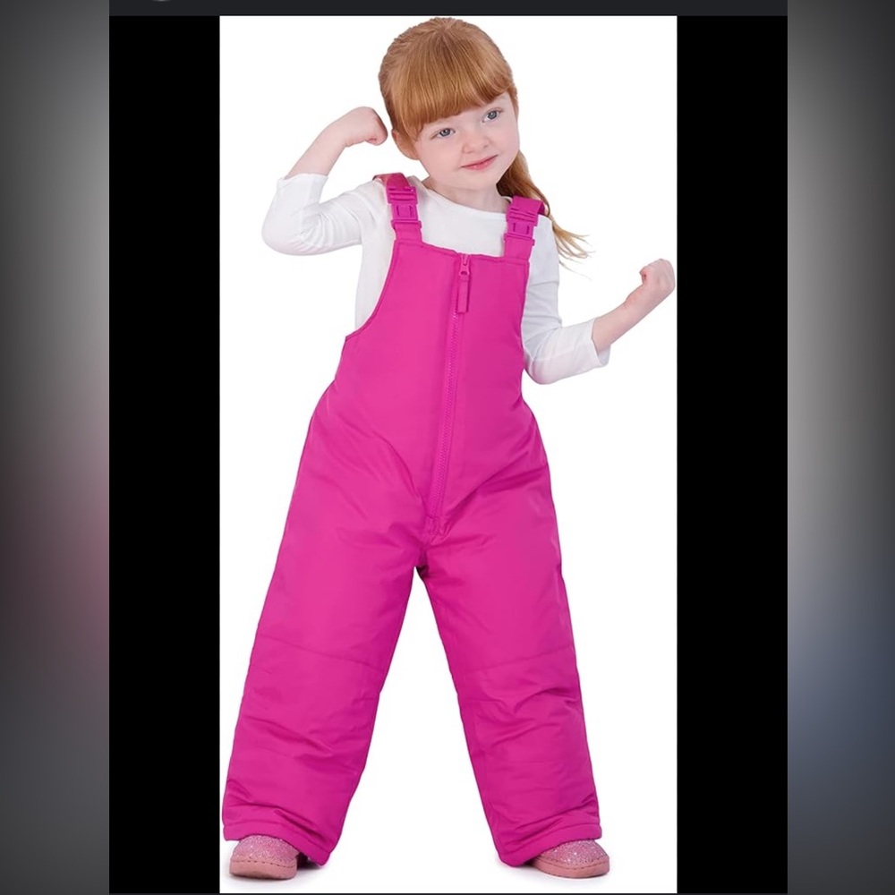 Rothschild Vibrant Pink Snow Bib for Kids